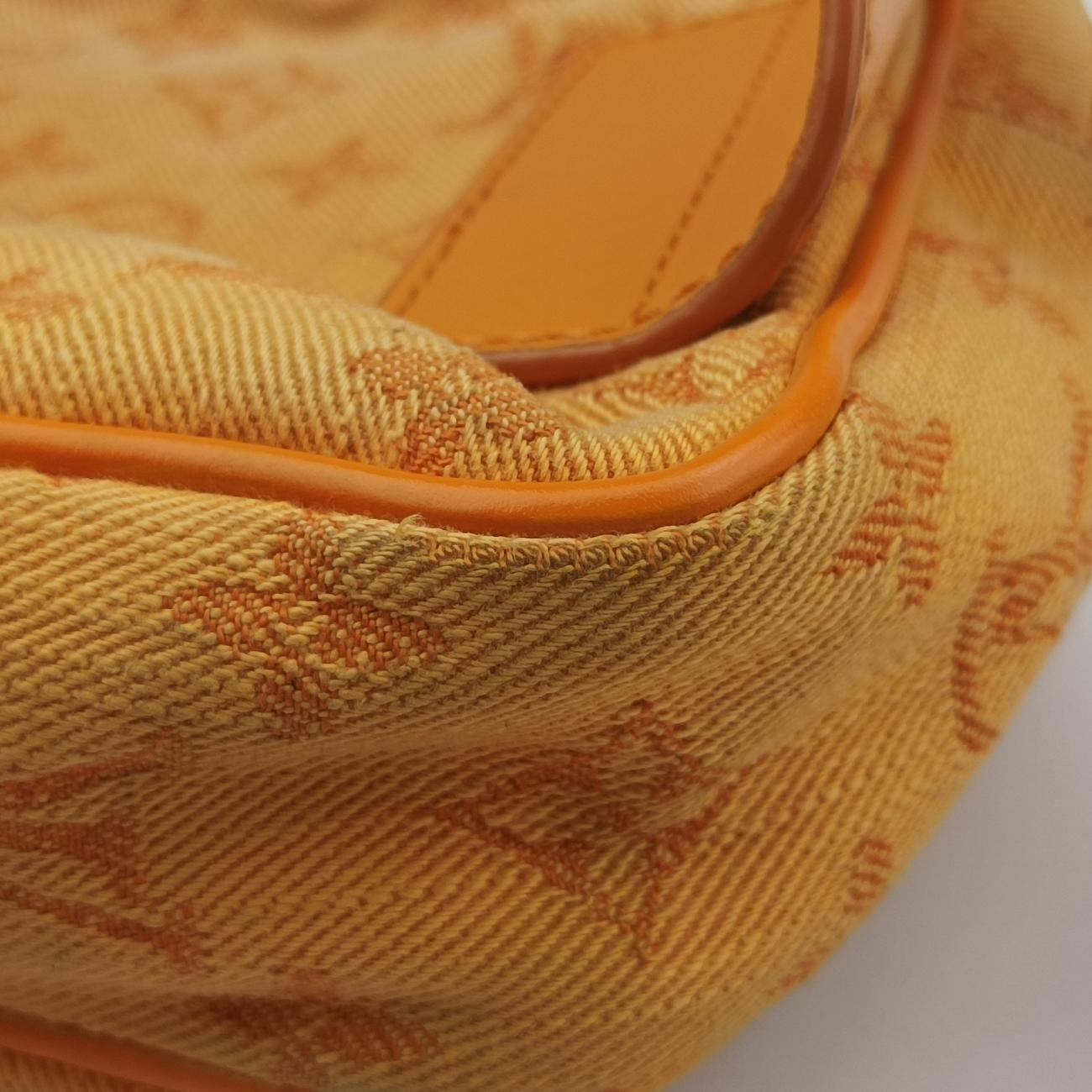 Pre-owned Louis Vuitton Bumbag Outdoor Orange Monogram Denim M44623 bum bag/waist bag | stylenewstar