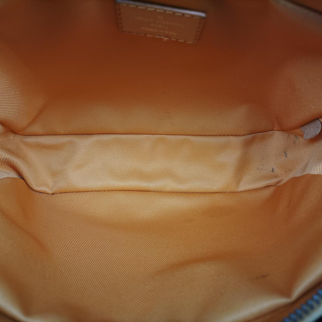 Pre-owned Louis Vuitton Bumbag Outdoor Orange Monogram Denim M44623 bum bag/waist bag | stylenewstar