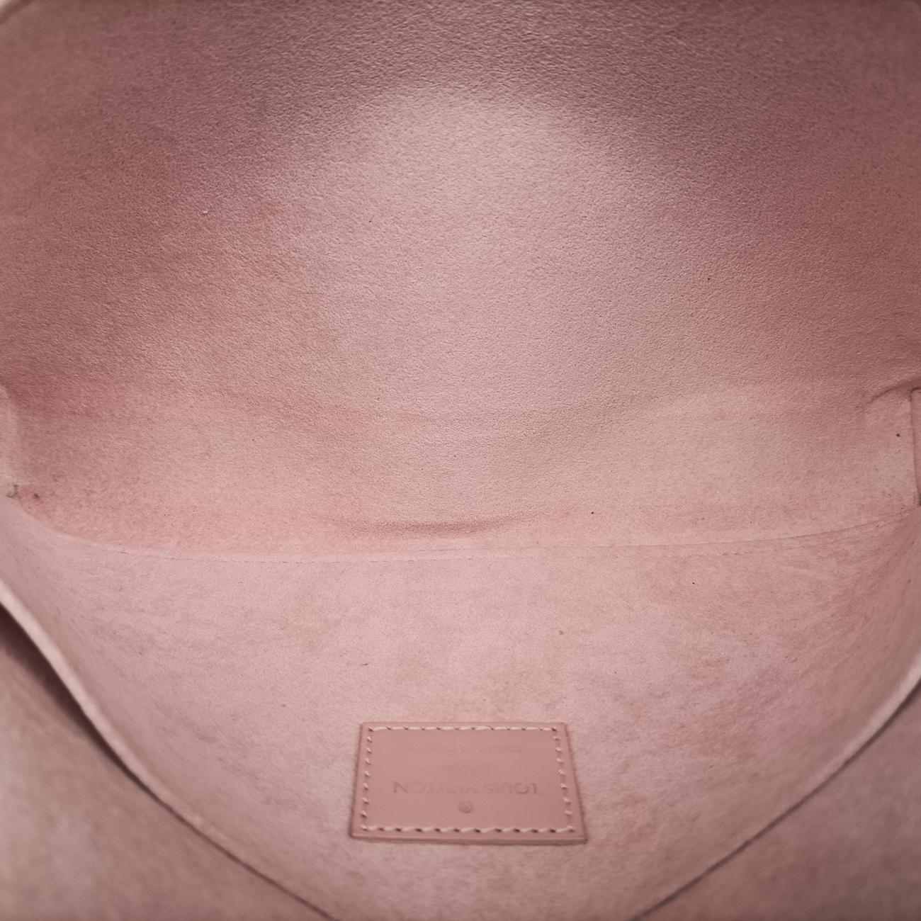 Secondhand Louis Vuitton Pochette FéLICIE ROSE BALLERIN Epi M62467 shoulderbag | stylenewstar