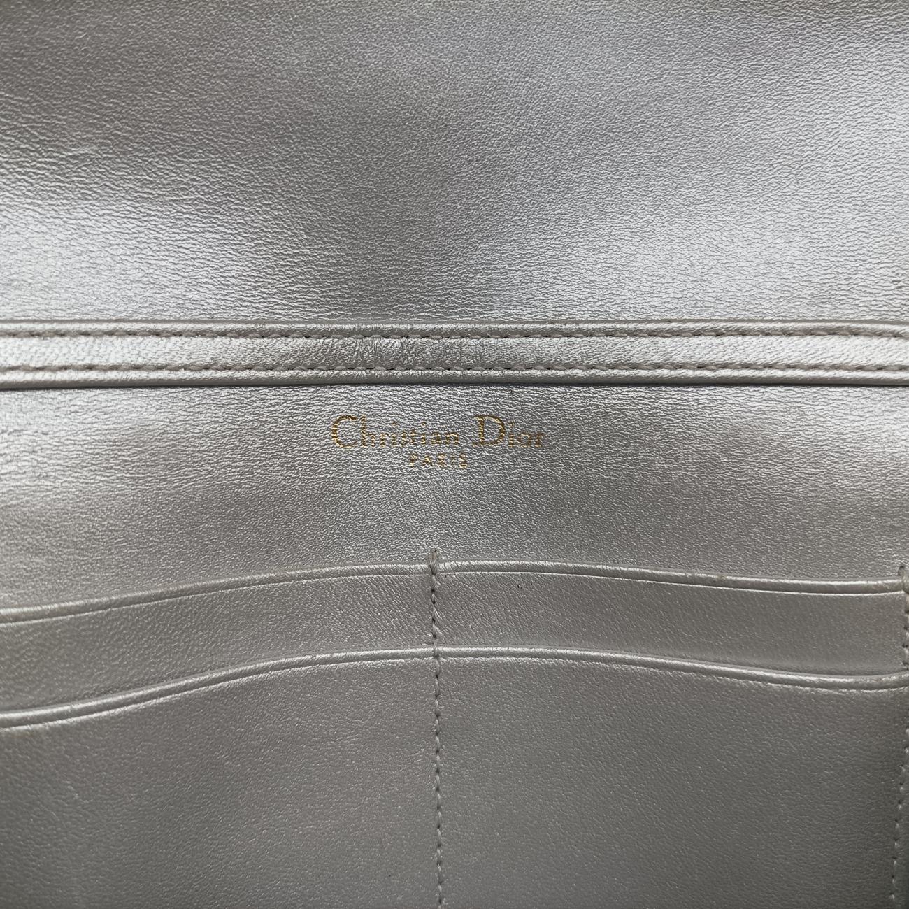 Secondhand Christian Dior Diorama Silver Leather  shoulderbag | stylenewstar