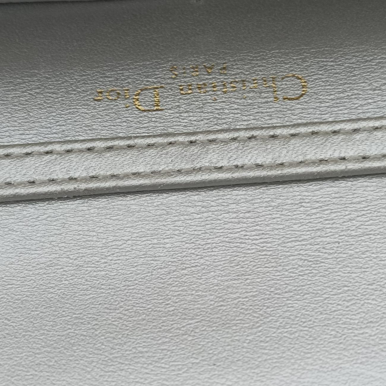 Secondhand Christian Dior Diorama Silver Leather  shoulderbag | stylenewstar