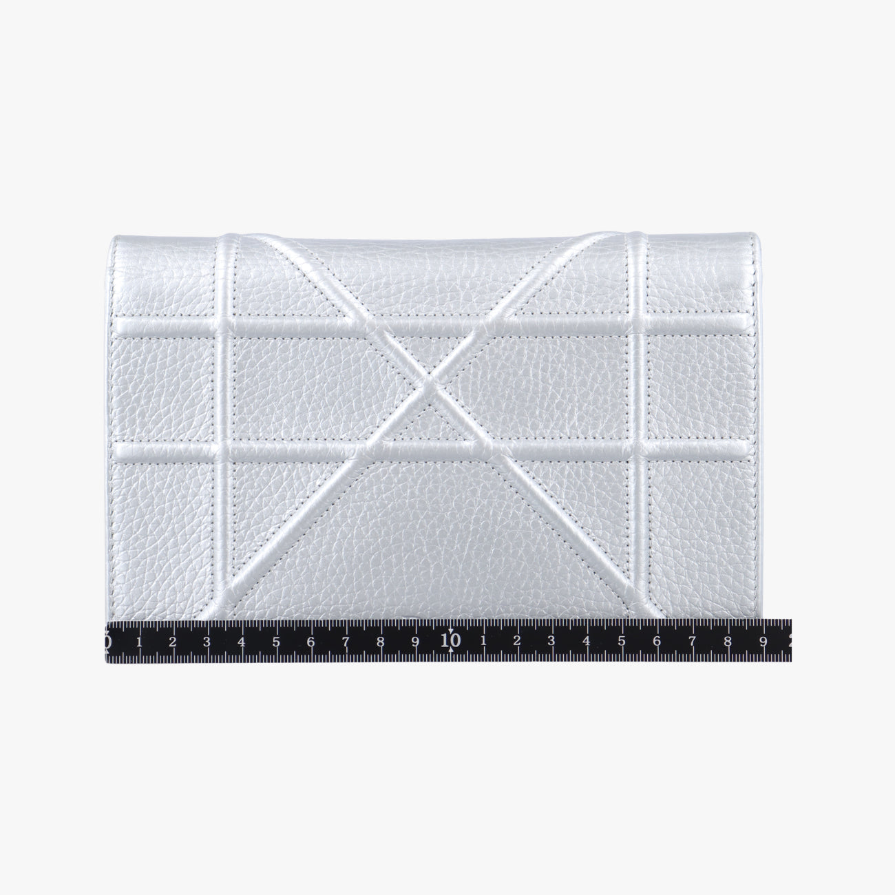 Secondhand Christian Dior Diorama Silver Leather  shoulderbag | stylenewstar