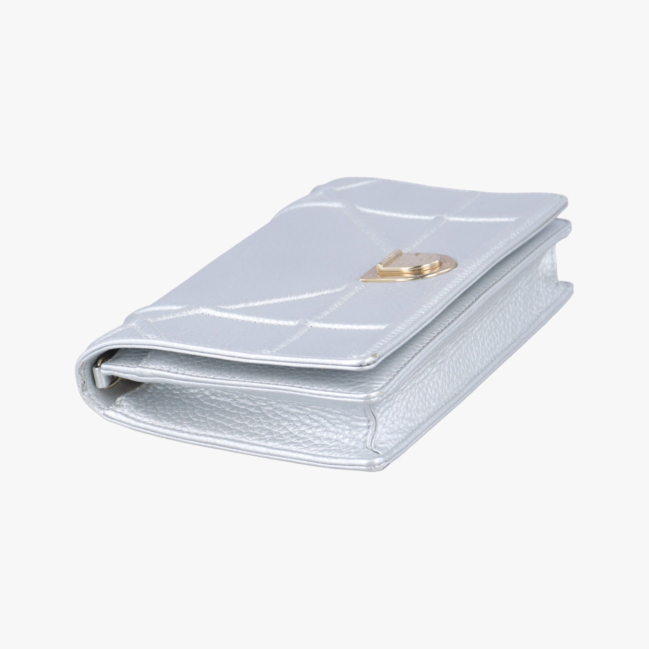 Secondhand Christian Dior Diorama Silver Leather  shoulderbag | stylenewstar