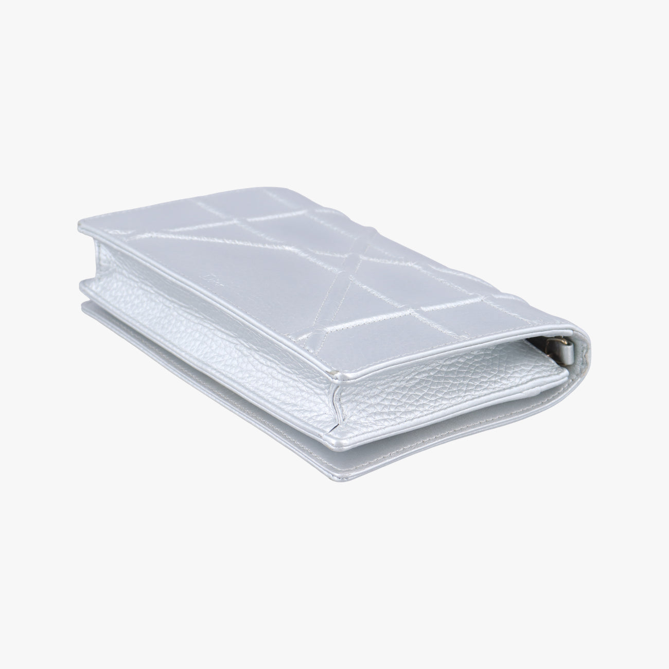 Secondhand Christian Dior Diorama Silver Leather  shoulderbag | stylenewstar