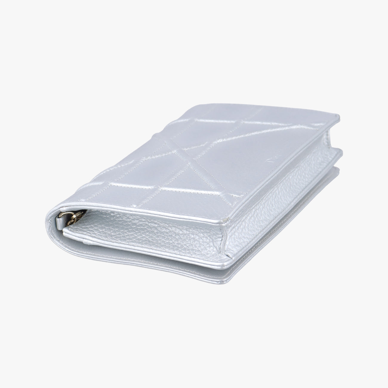 Secondhand Christian Dior Diorama Silver Leather  shoulderbag | stylenewstar