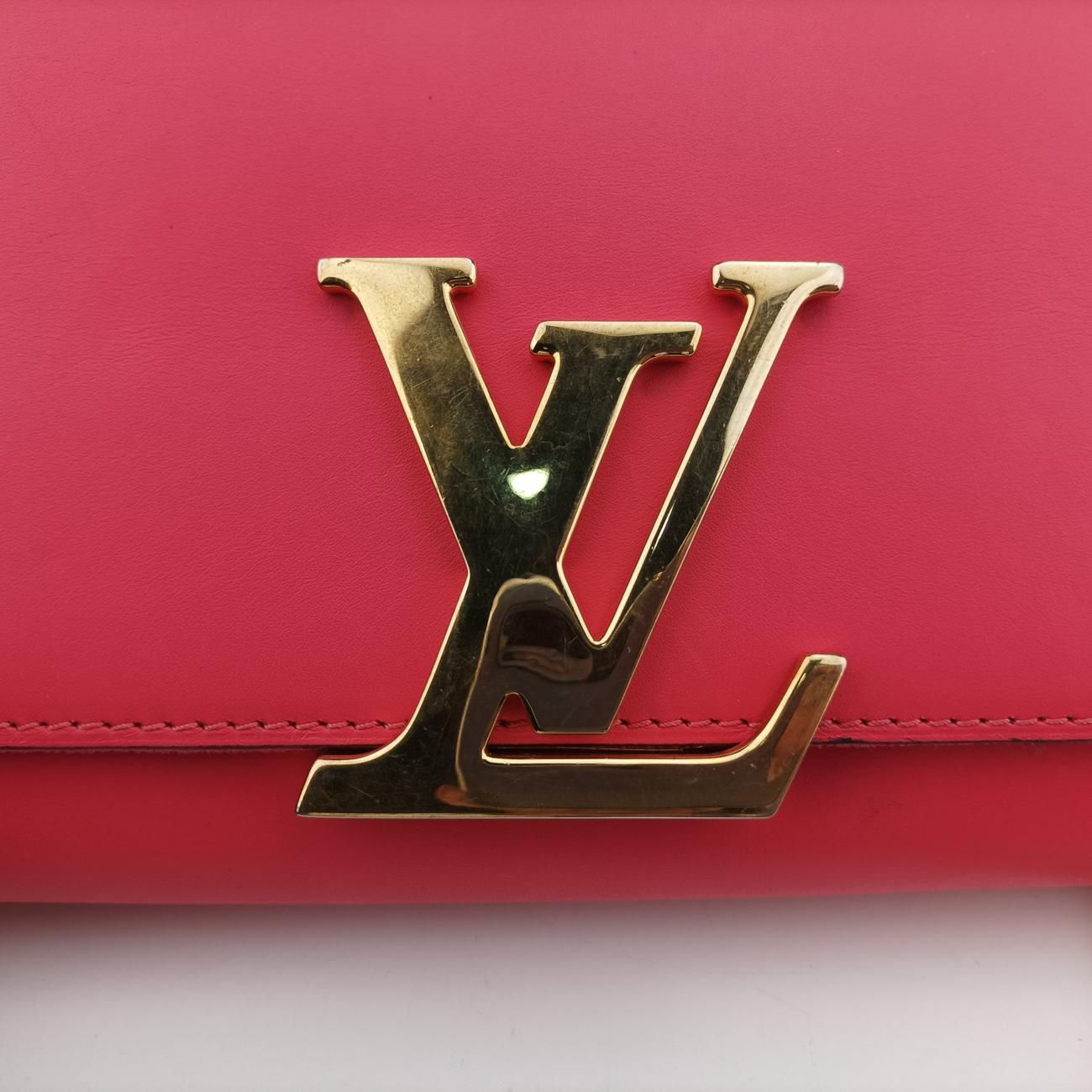 Secondhand Louis Vuitton Pochette Louise GM Pink leather  shoulderbag | stylenewstar
