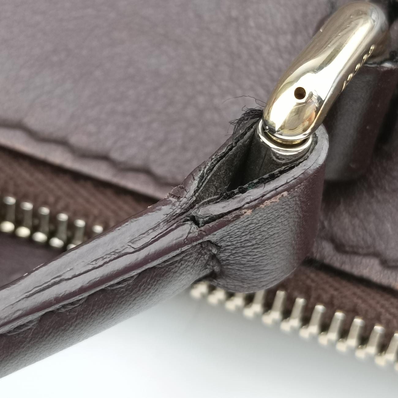 Vintage Gucci Guccissima Burgundy Leather 269894 shoulderbag | stylenewstar