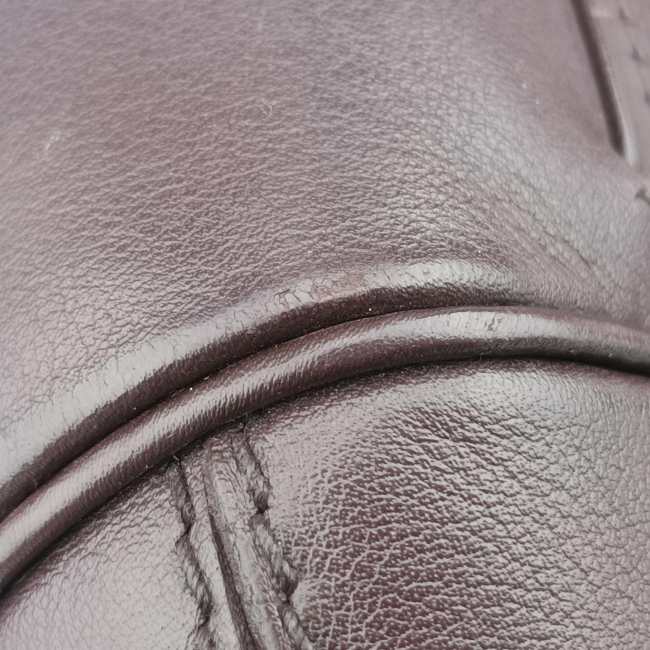 Vintage Gucci Guccissima Burgundy Leather 269894 shoulderbag | stylenewstar