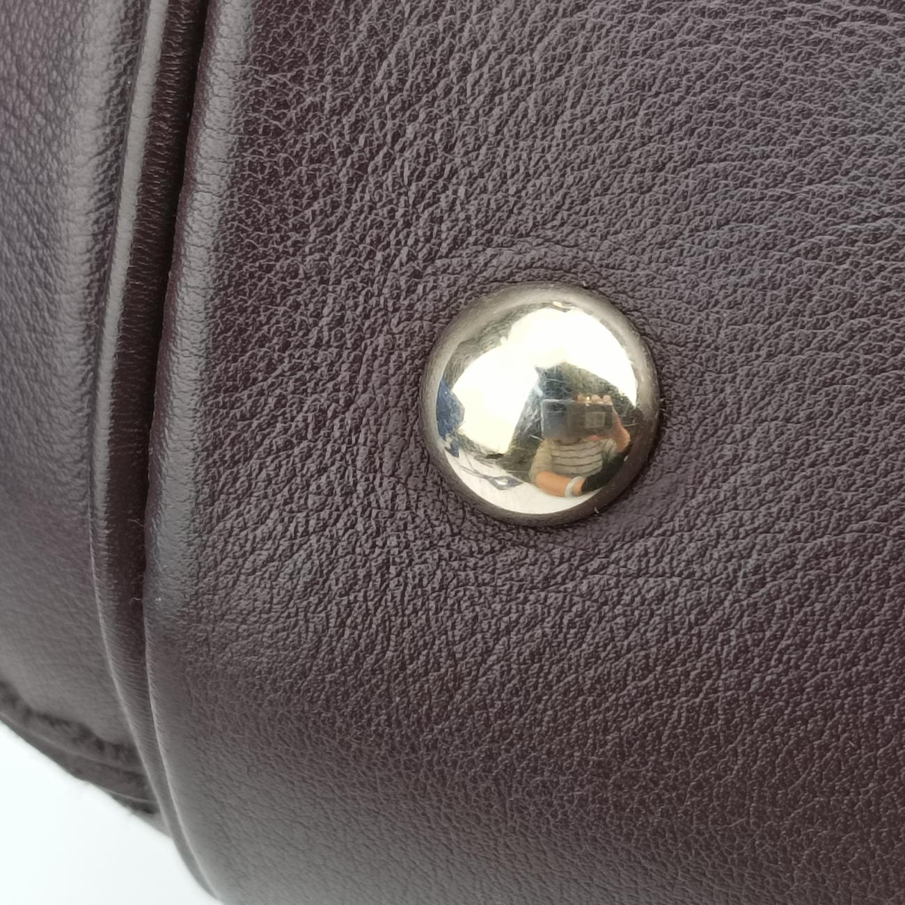 Vintage Gucci Guccissima Burgundy Leather 269894 shoulderbag | stylenewstar