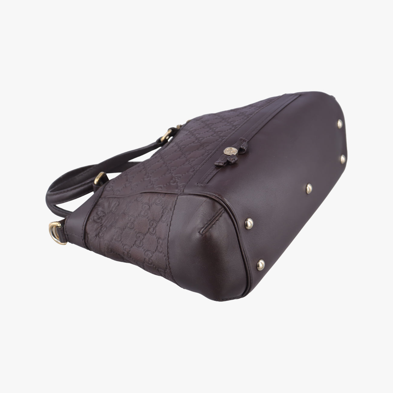 Vintage Gucci Guccissima Burgundy Leather 269894 shoulderbag | stylenewstar