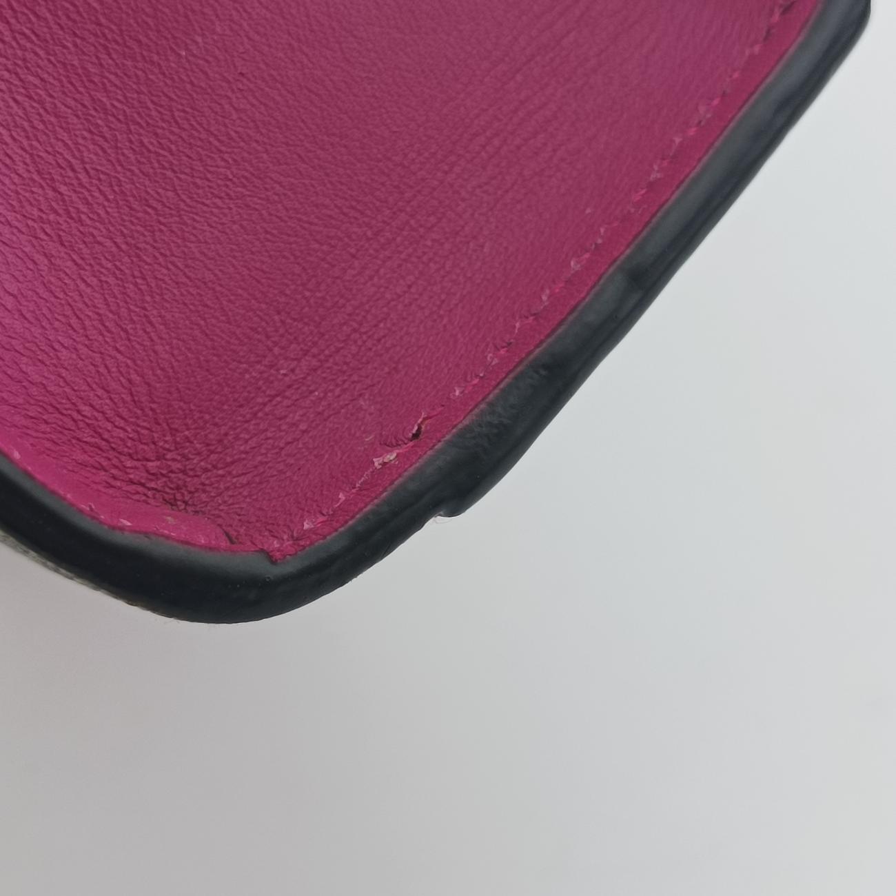 Pre-owned Gucci Padlock beige×red×pink PVC coated canvas 409487 shoulderbag | stylenewstar