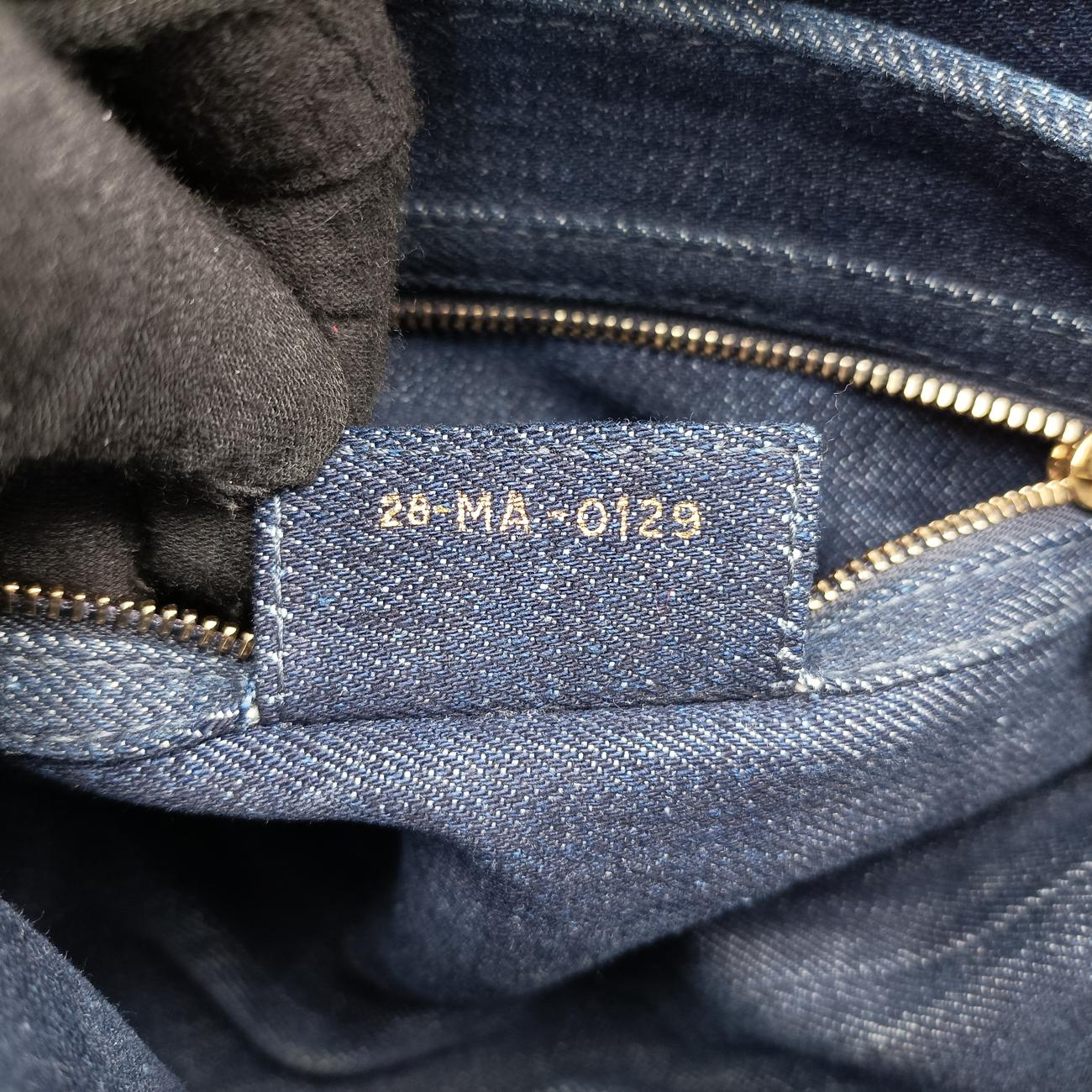 Pre-owned Christian Dior Saddle Blue denim  handbag | stylenewstar