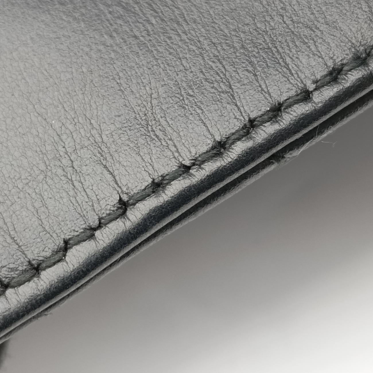 Pre-owned Gucci GG Marmont Black Leather 498109 shoulderbag | stylenewstar