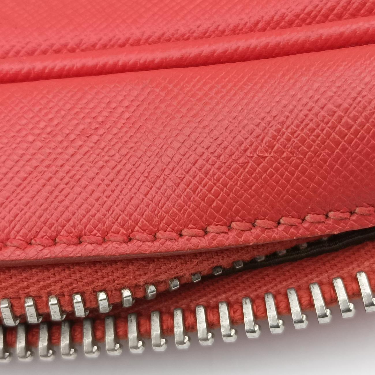 Pre-owned Prada Briefcase Business Orange SAFFIANO Leather VS0305 handbag | stylenewstar