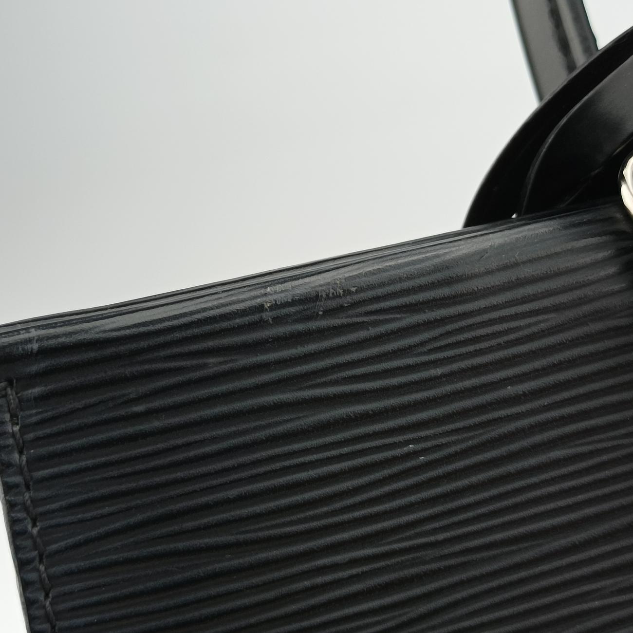 Pre-owned Louis Vuitton Marly MM Noir epi M94612 handbag | stylenewstar