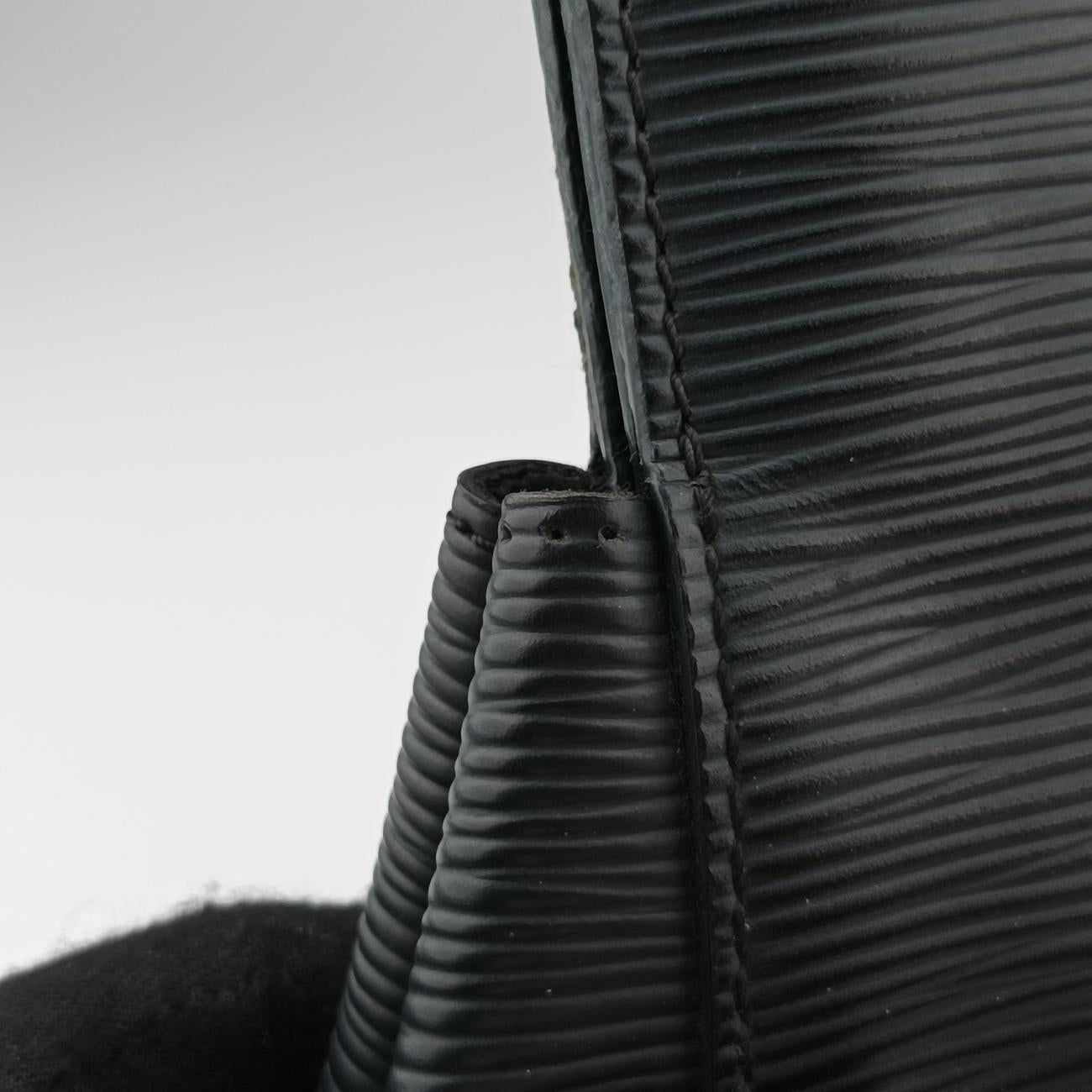 Pre-owned Louis Vuitton Marly MM Noir epi M94612 handbag | stylenewstar