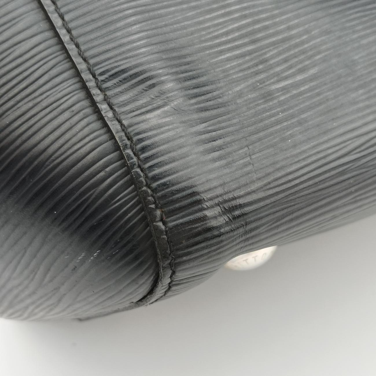 Pre-owned Louis Vuitton Marly MM Noir epi M94612 handbag | stylenewstar