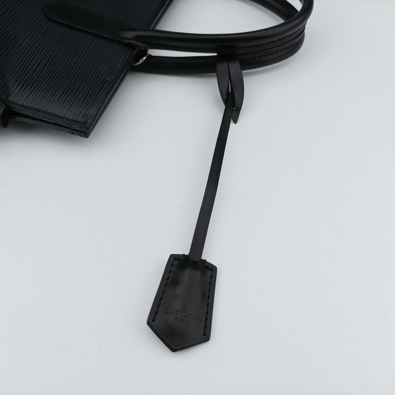 Pre-owned Louis Vuitton Marly MM Noir epi M94612 handbag | stylenewstar