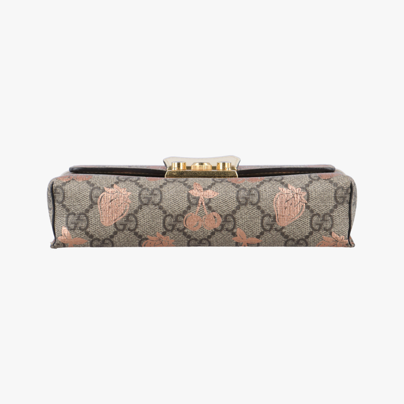 Pre-owned Gucci Padlock Brown×Multicolour PVC coated canvas 652683 shoulderbag | stylenewstar