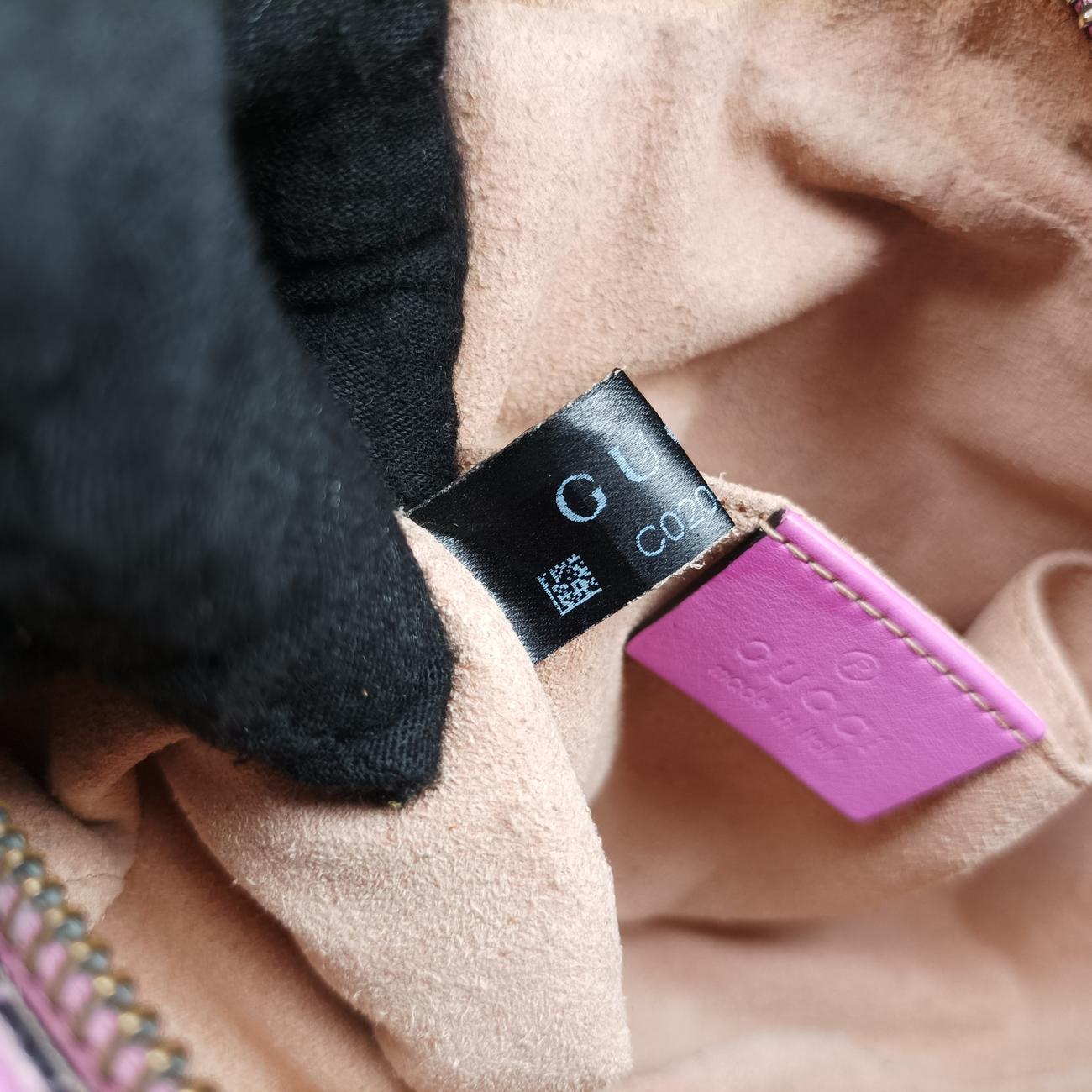 Pre-owned Gucci GG Marmont Rose Leather 448065 shoulderbag | stylenewstar