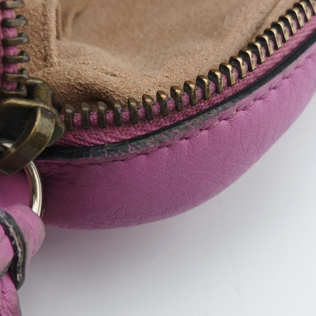 Pre-owned Gucci GG Marmont Rose Leather 448065 shoulderbag | stylenewstar