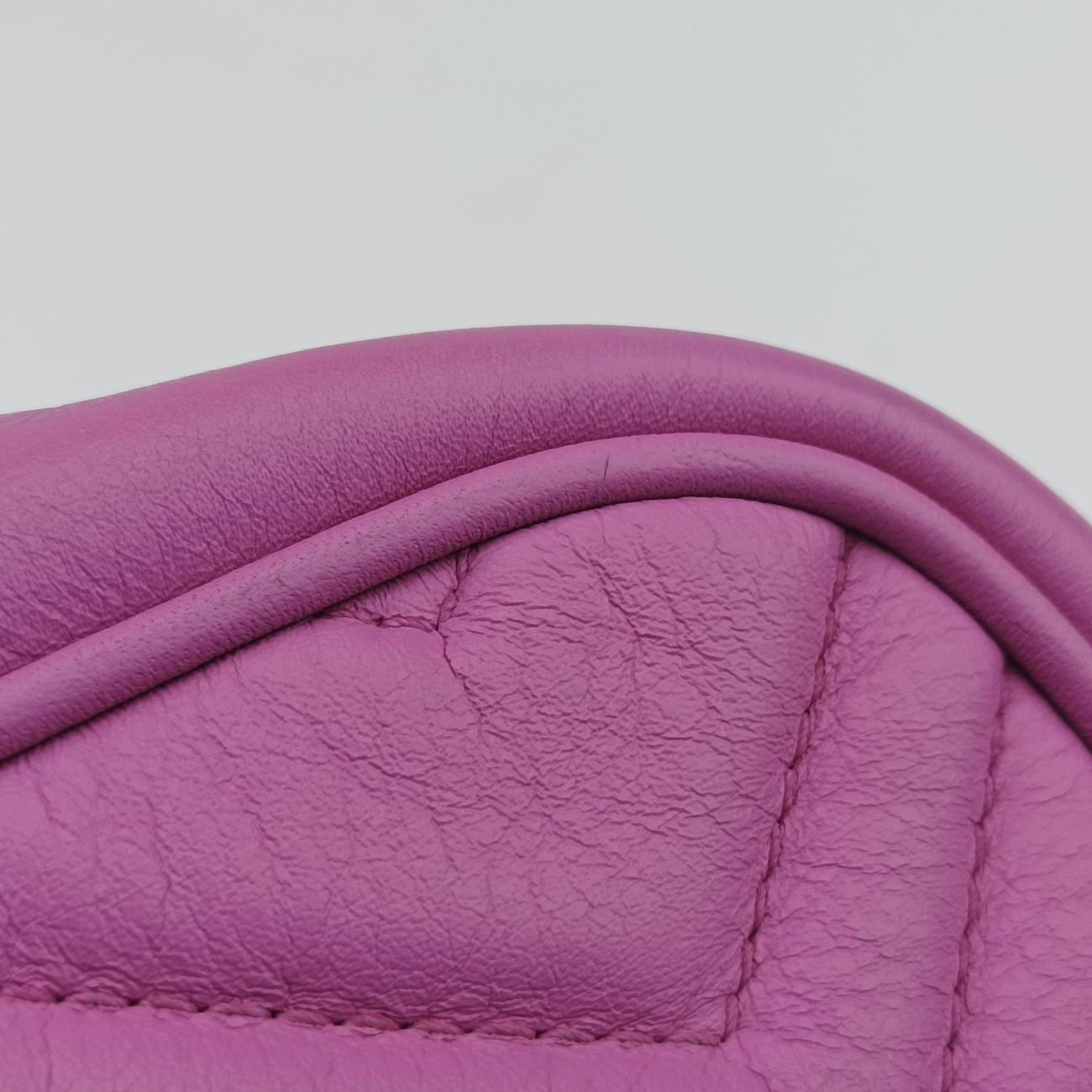 Pre-owned Gucci GG Marmont Rose Leather 448065 shoulderbag | stylenewstar