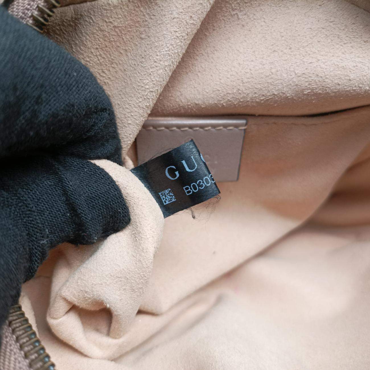 Secondhand Gucci GG Marmont Beige Leather 448065 shoulderbag | stylenewstar