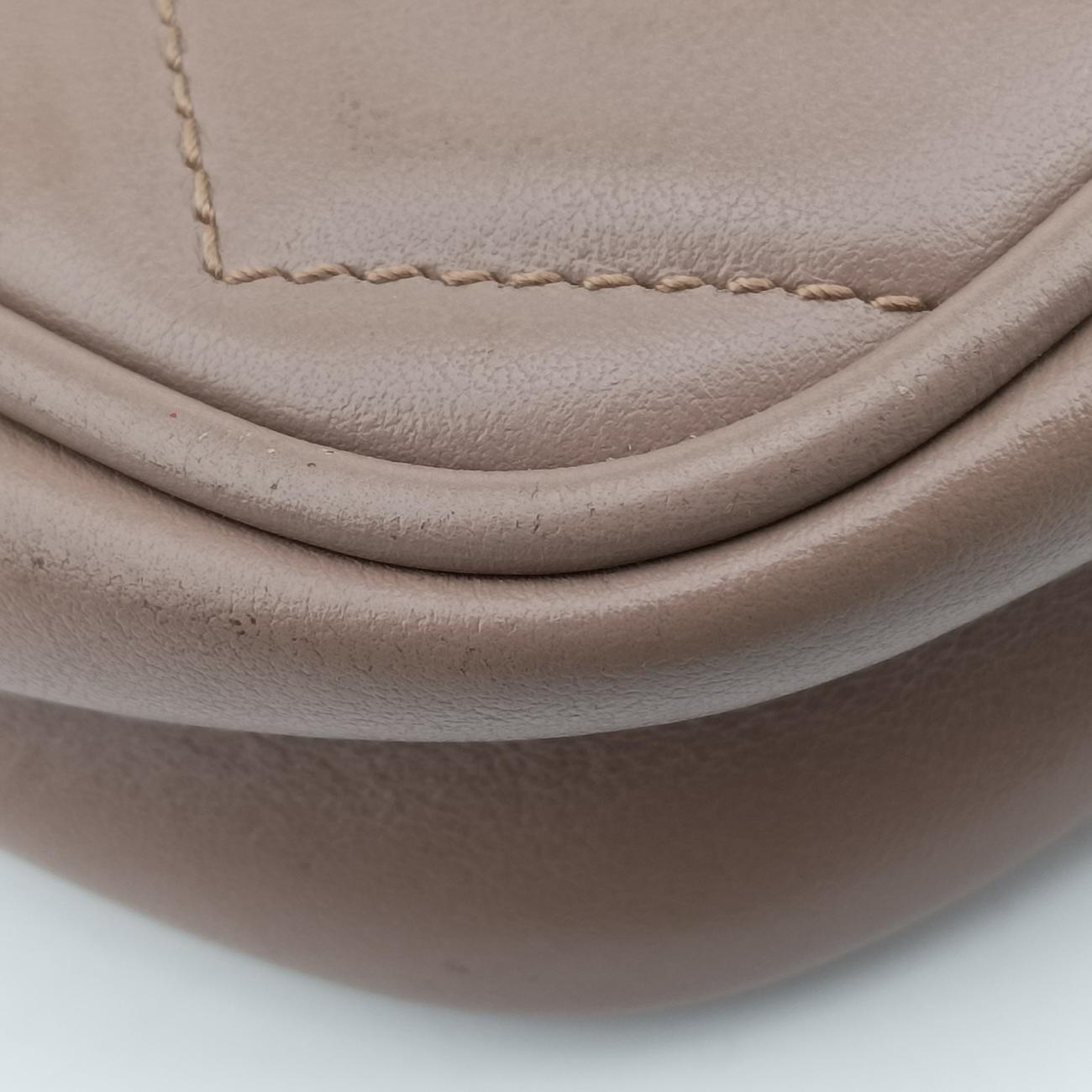 Secondhand Gucci GG Marmont Beige Leather 448065 shoulderbag | stylenewstar