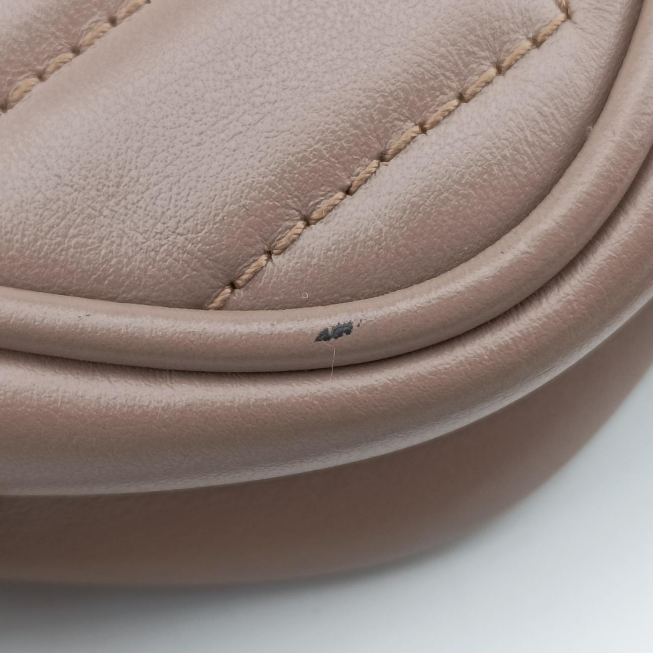 Secondhand Gucci GG Marmont Beige Leather 448065 shoulderbag | stylenewstar