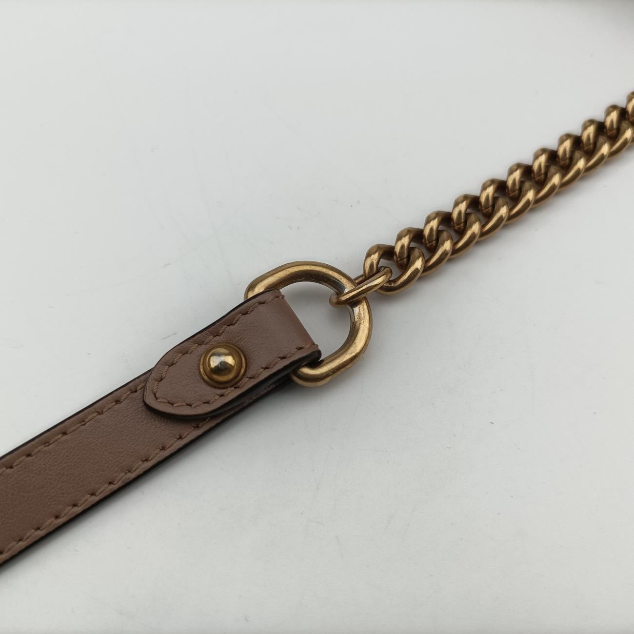 Secondhand Gucci GG Marmont Beige Leather 448065 shoulderbag | stylenewstar