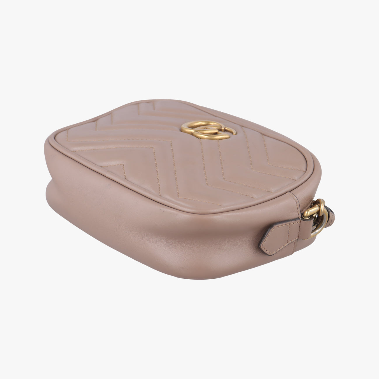 Secondhand Gucci GG Marmont Beige Leather 448065 shoulderbag | stylenewstar