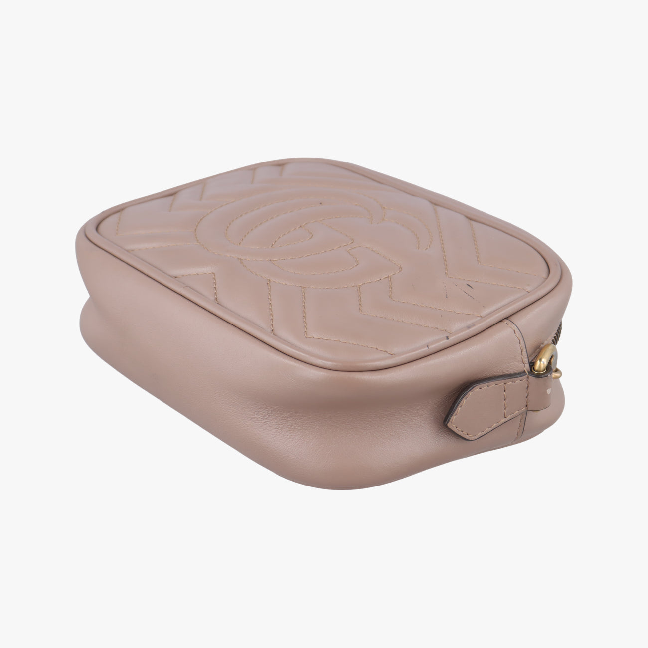 Secondhand Gucci GG Marmont Beige Leather 448065 shoulderbag | stylenewstar