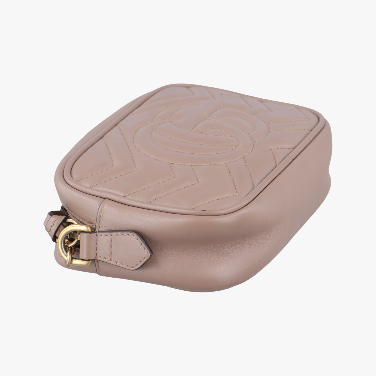 Secondhand Gucci GG Marmont Beige Leather 448065 shoulderbag | stylenewstar