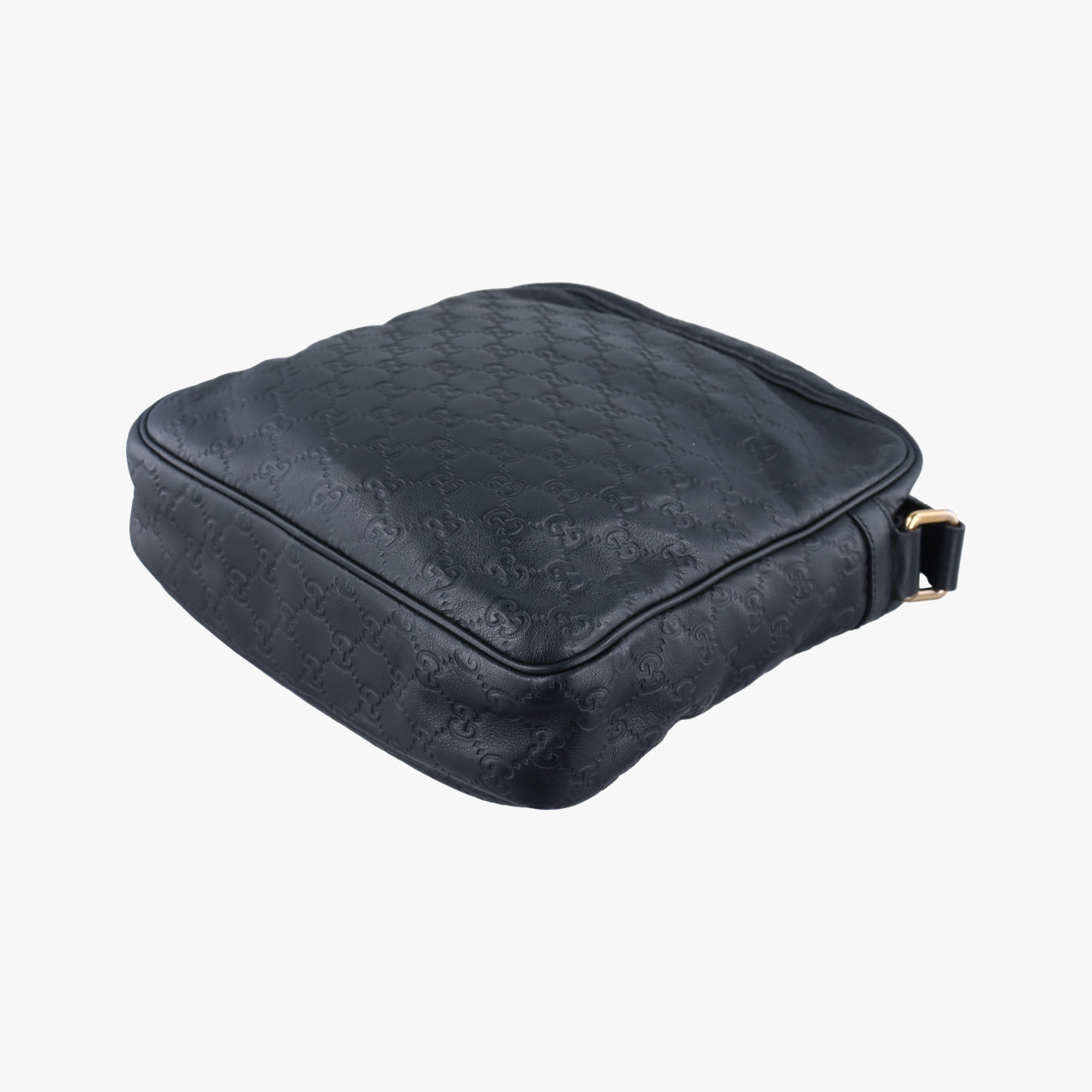 Pre-owned Gucci GG Imprime Messenger Black Leather 201448 shoulderbag | stylenewstar