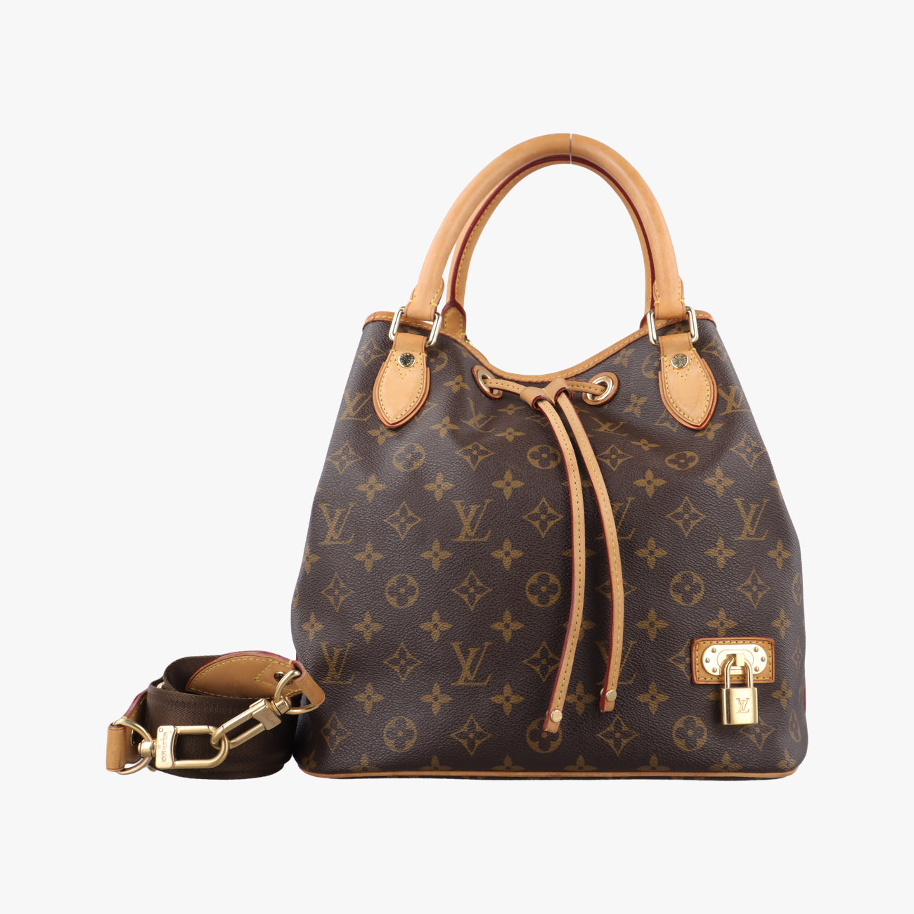 Pre-owned Louis Vuitton Néo Brown×Beige Monogram Eden M40372 shoulderbag | stylenewstar