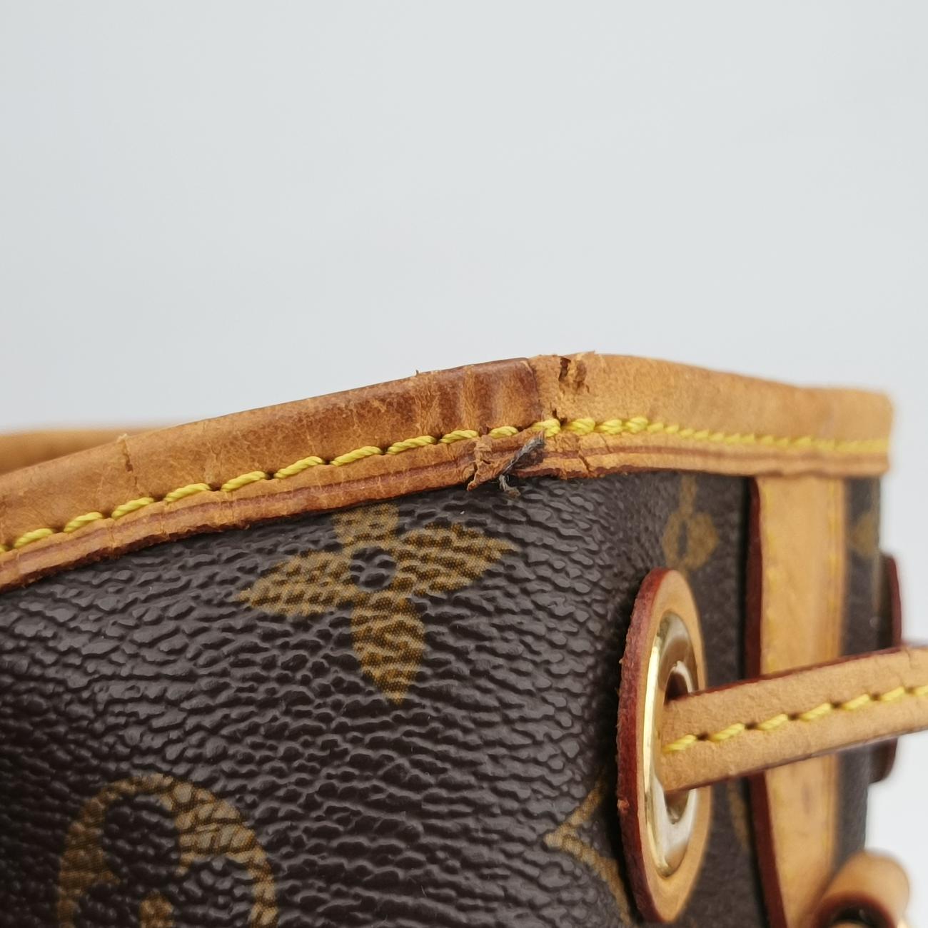 Pre-owned Louis Vuitton Néo Brown×Beige Monogram Eden M40372 shoulderbag | stylenewstar