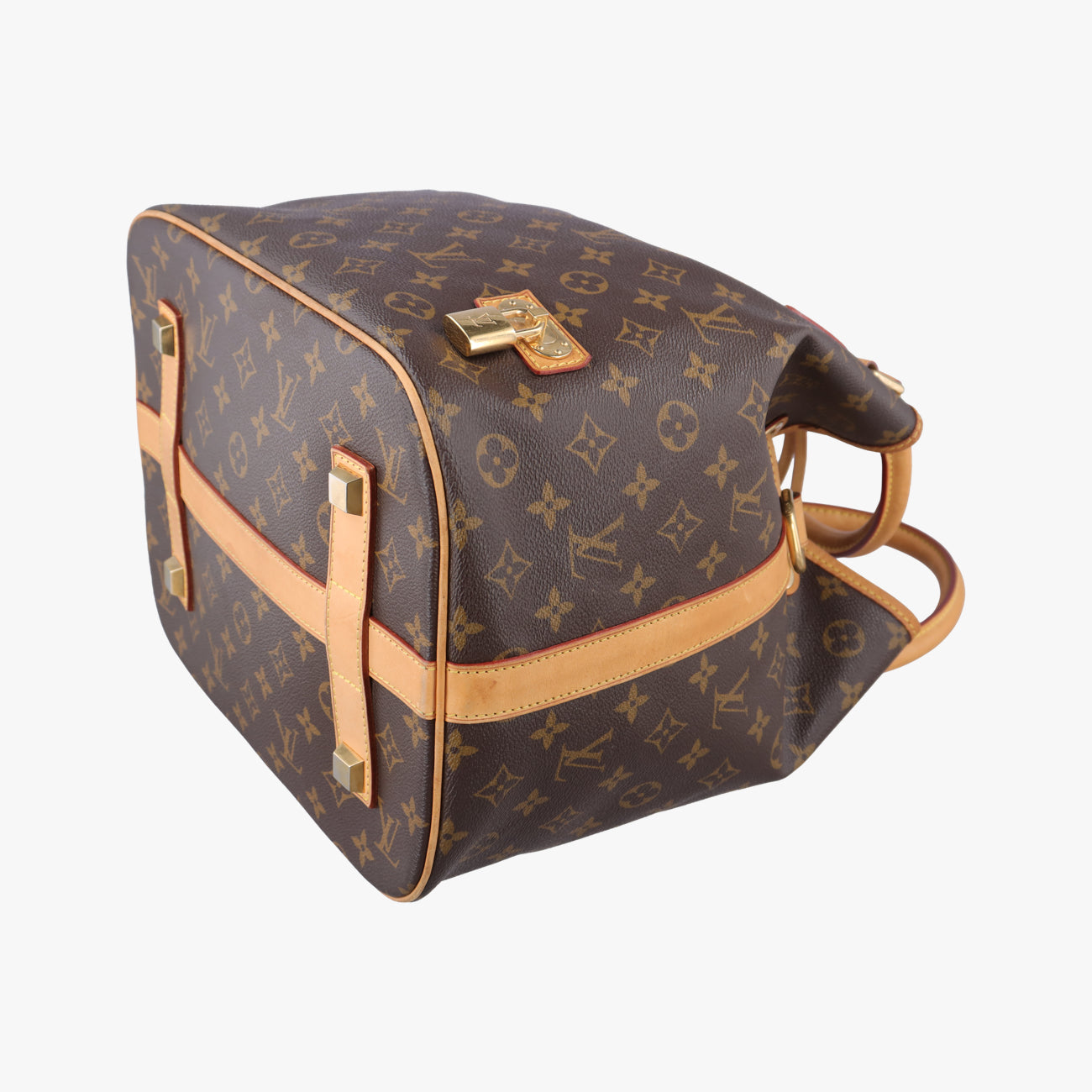 Pre-owned Louis Vuitton Néo Brown×Beige Monogram Eden M40372 shoulderbag | stylenewstar