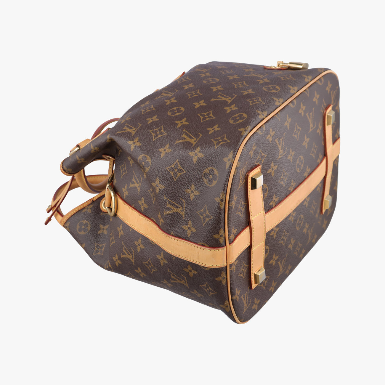 Pre-owned Louis Vuitton Néo Brown×Beige Monogram Eden M40372 shoulderbag | stylenewstar