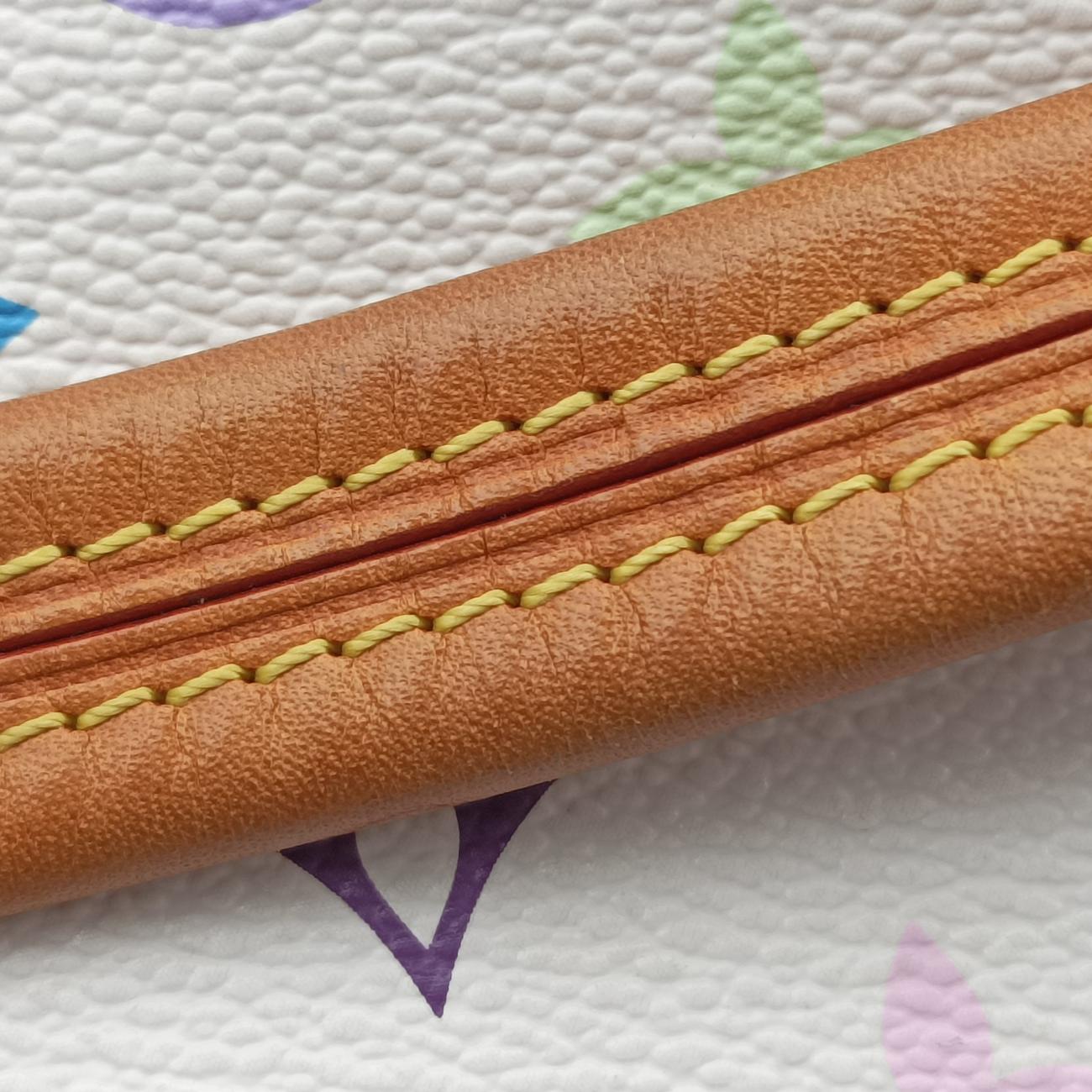 Secondhand Louis Vuitton CLAUDIA white Monogram Multicolor M40193 handbag | stylenewstar