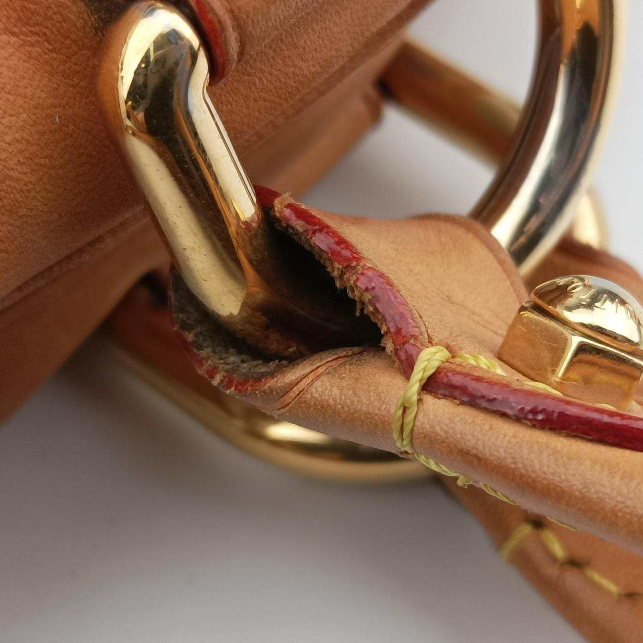 Secondhand Louis Vuitton CLAUDIA white Monogram Multicolor M40193 handbag | stylenewstar