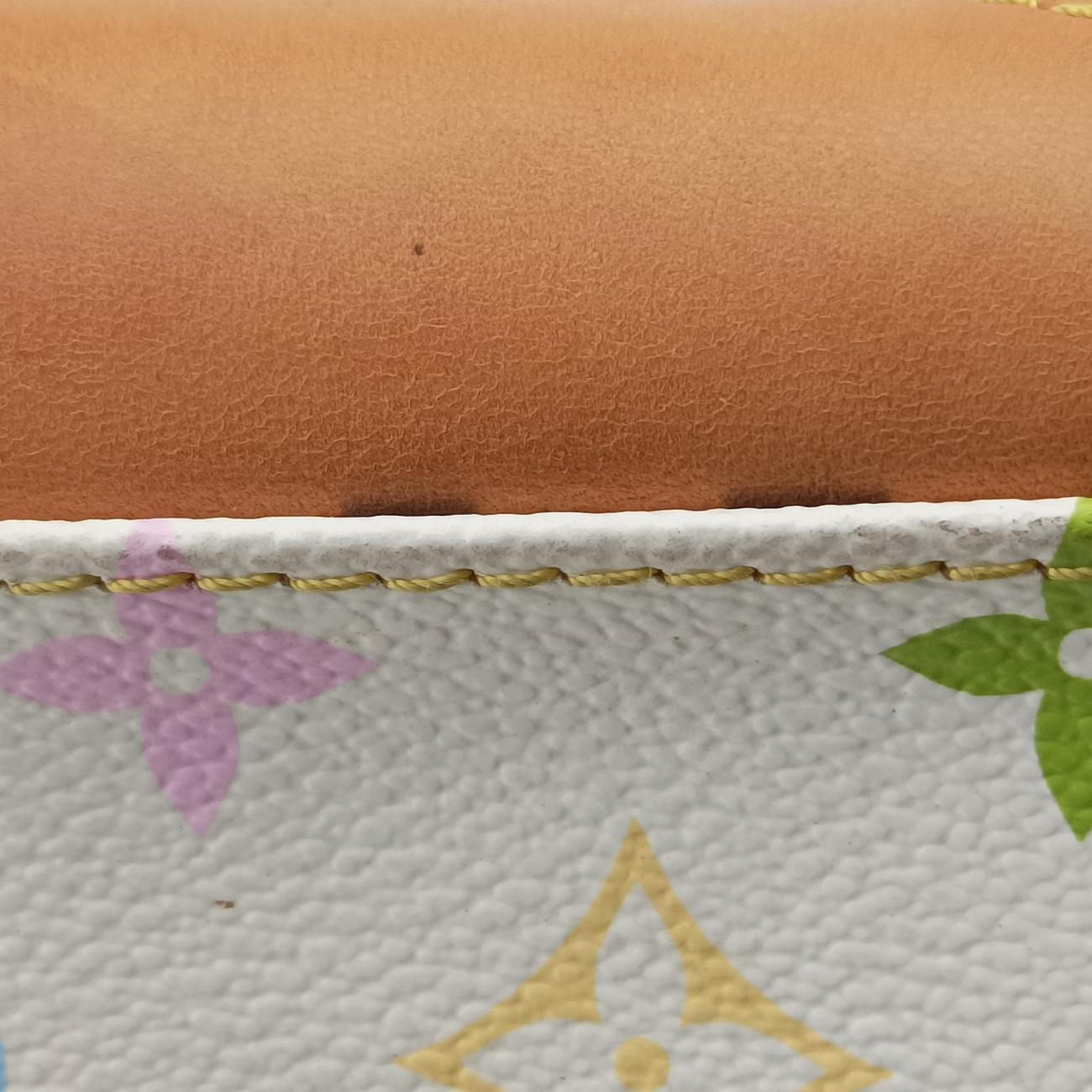 Secondhand Louis Vuitton CLAUDIA white Monogram Multicolor M40193 handbag | stylenewstar