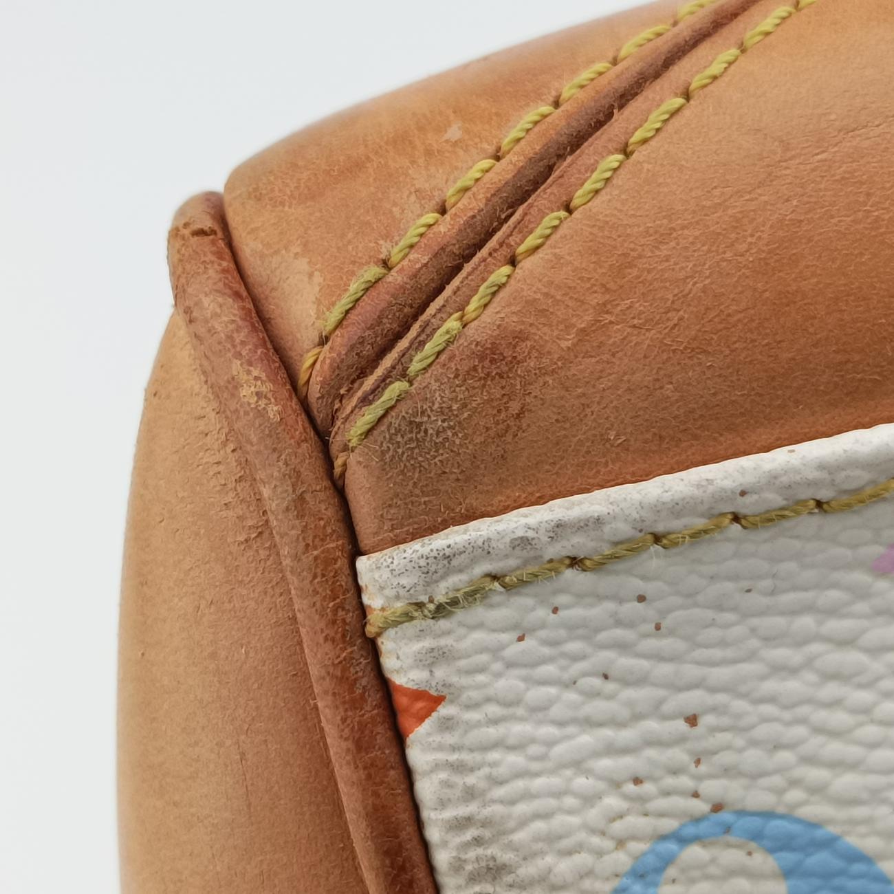 Secondhand Louis Vuitton CLAUDIA white Monogram Multicolor M40193 handbag | stylenewstar