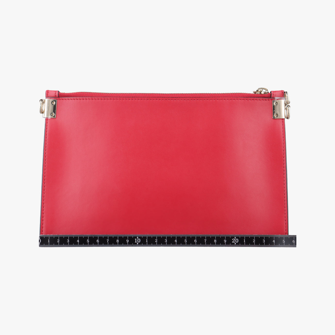 Pre-owned VERSACE La Medusa Red Leather  shoulderbag | stylenewstar