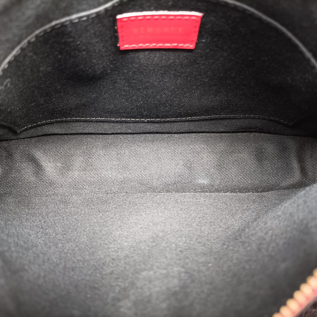 Pre-owned VERSACE La Medusa Red Leather  shoulderbag | stylenewstar