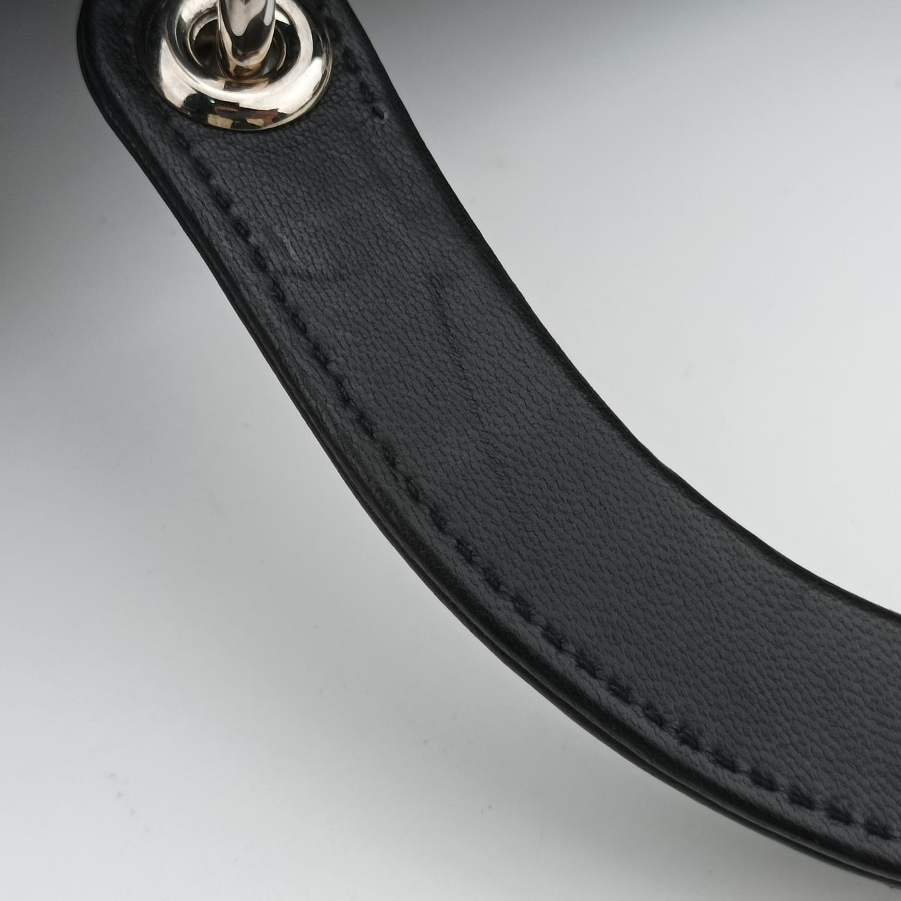 Pre-owned Christian Dior Lady Dior Black lambskin  shoulderbag | stylenewstar