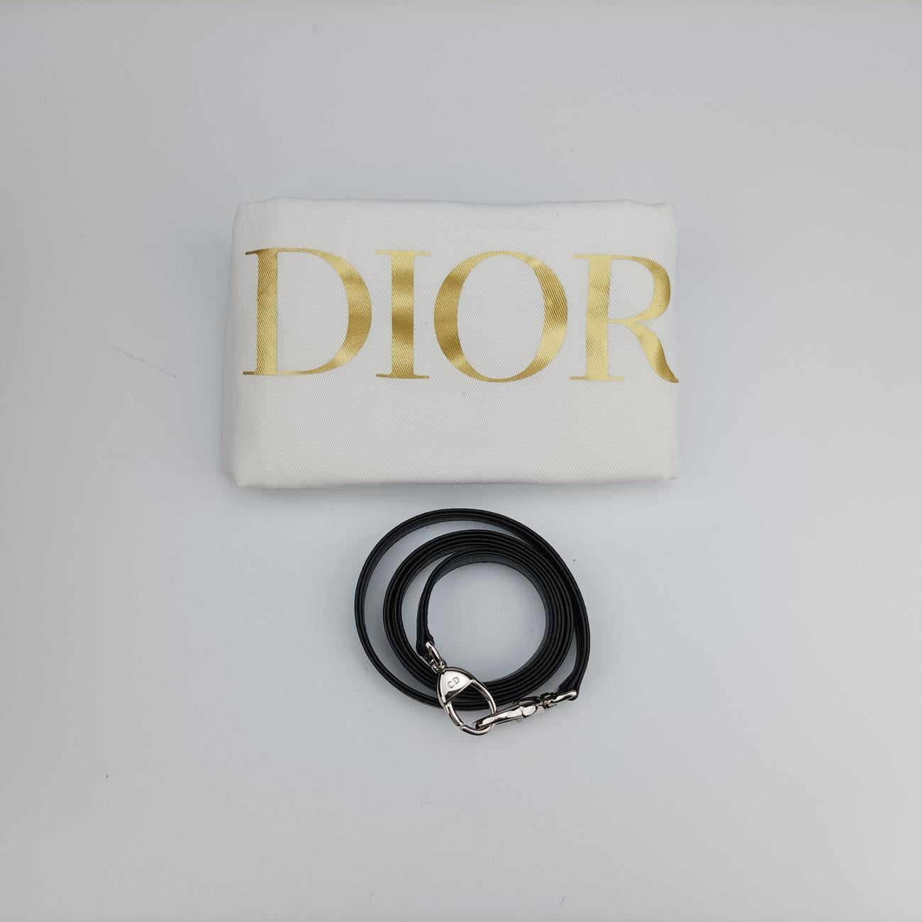 Pre-owned Christian Dior Lady Dior Black lambskin  shoulderbag | stylenewstar