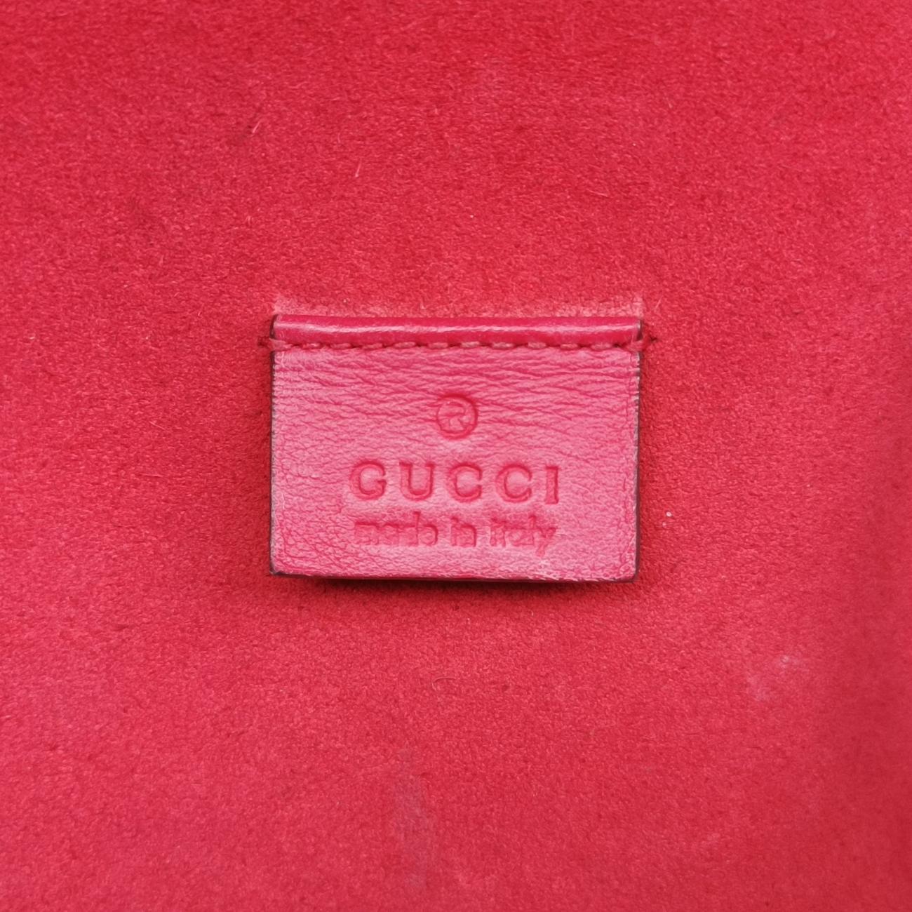 Secondhand Gucci Dionysus beige×red PVC coated canvas 400249 shoulderbag | stylenewstar