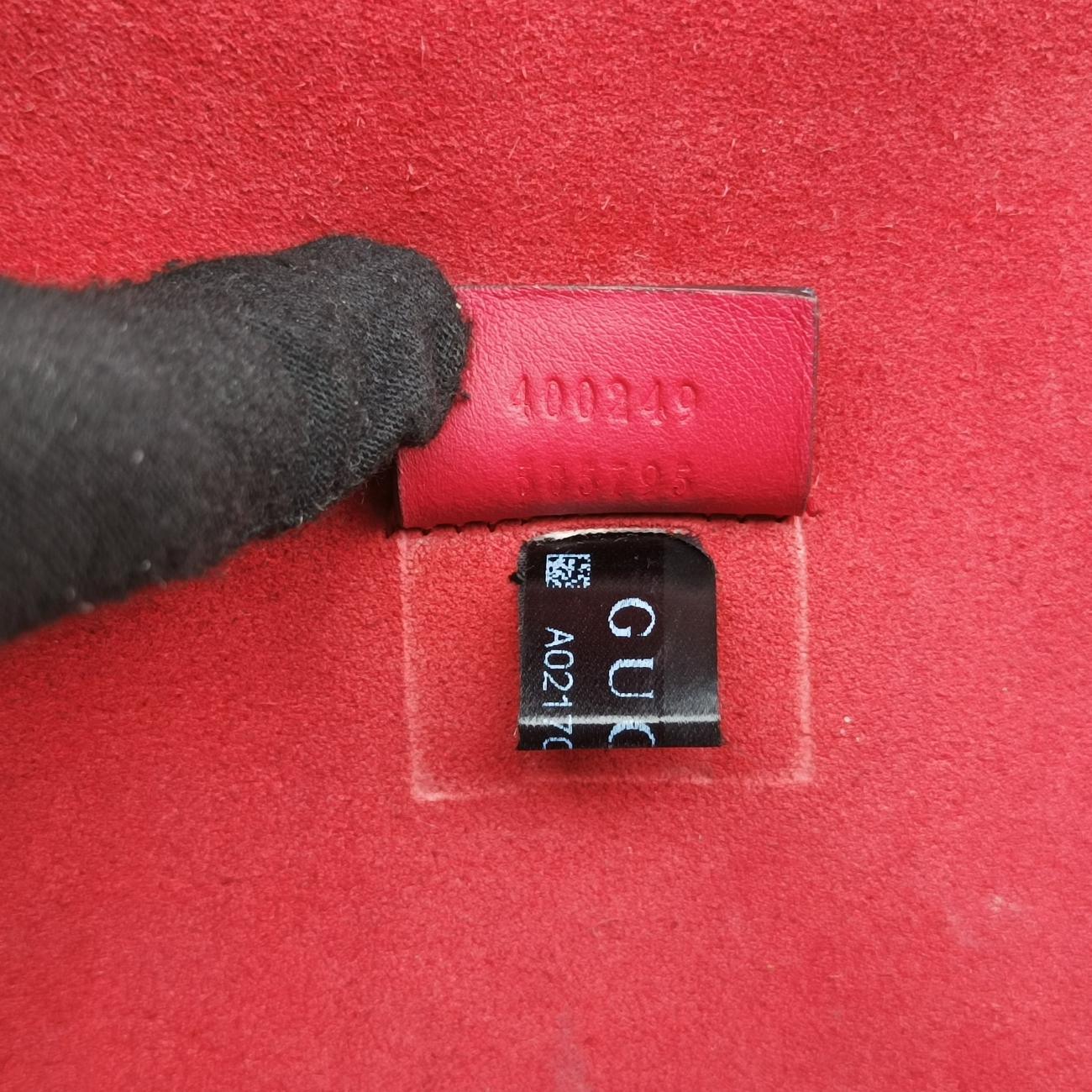 Secondhand Gucci Dionysus beige×red PVC coated canvas 400249 shoulderbag | stylenewstar