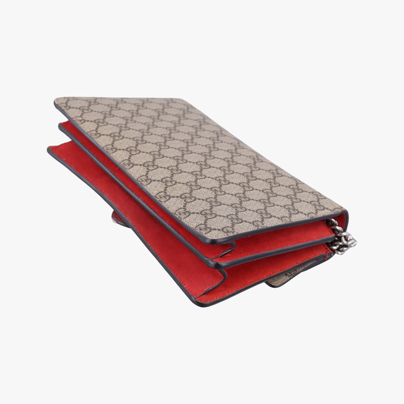 Secondhand Gucci Dionysus beige×red PVC coated canvas 400249 shoulderbag | stylenewstar