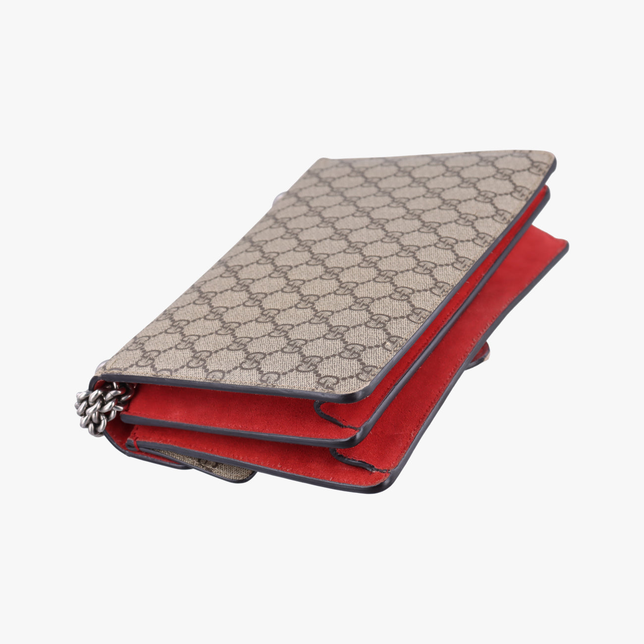 Secondhand Gucci Dionysus beige×red PVC coated canvas 400249 shoulderbag | stylenewstar